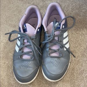 Purple/Gray Adidas Sneakers